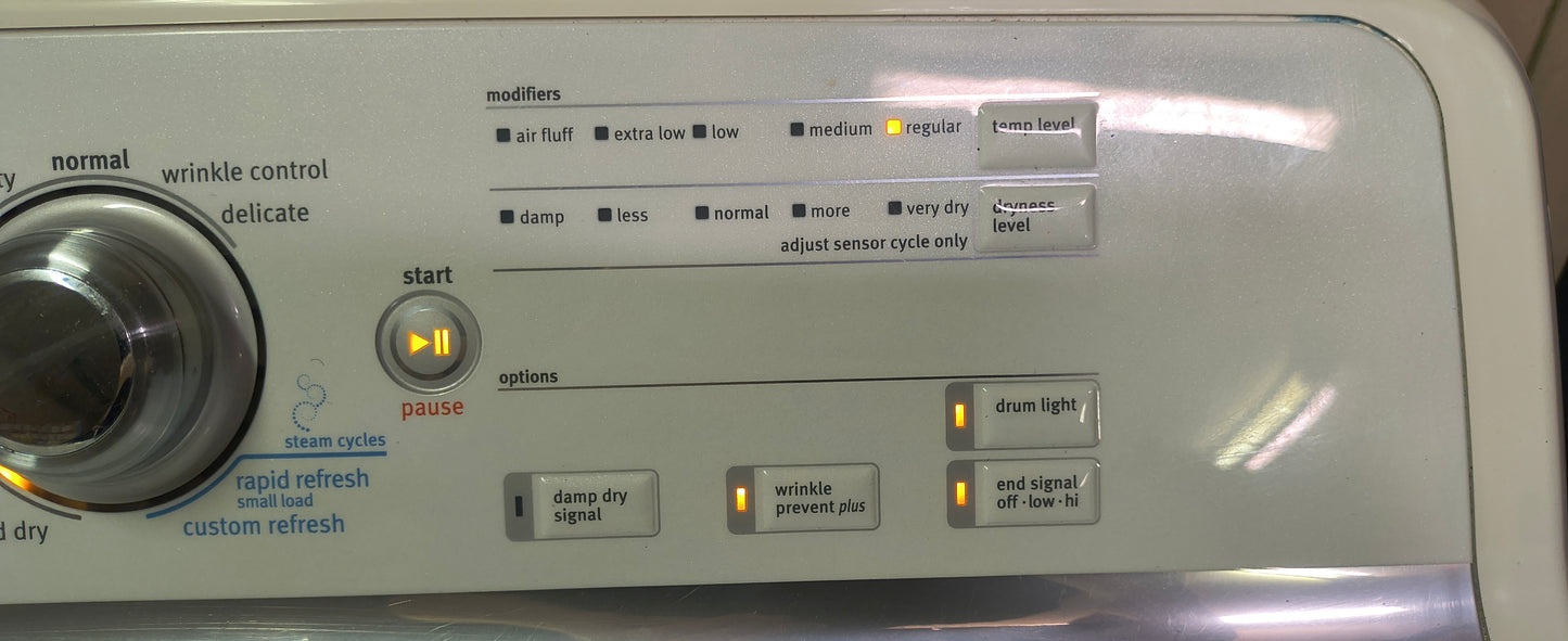 MAYTAG BRAVOS MCT WHITE ELITE TOPLOAD WASHER & ELECTRIC DRYER SET