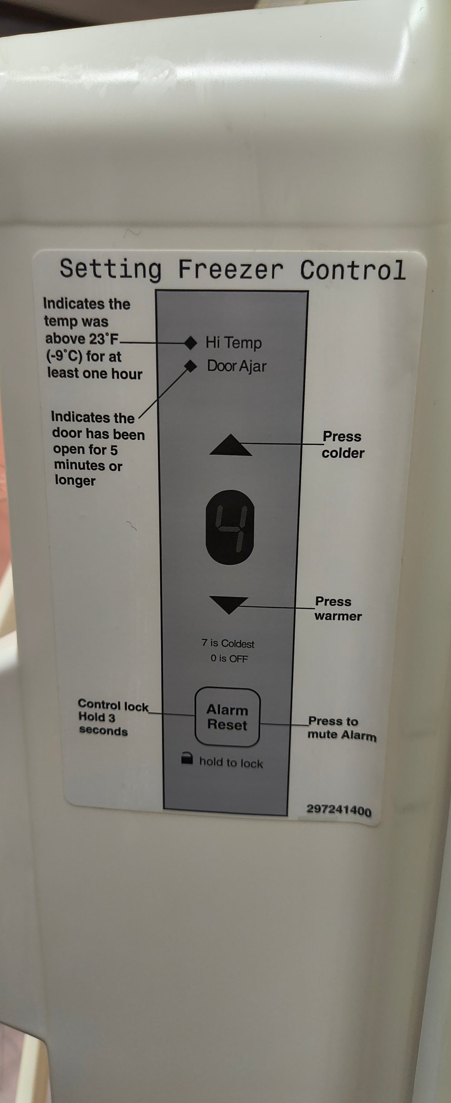 FRIGIDAIRE 15 CU. FT. UPRIGHT FREEZER.