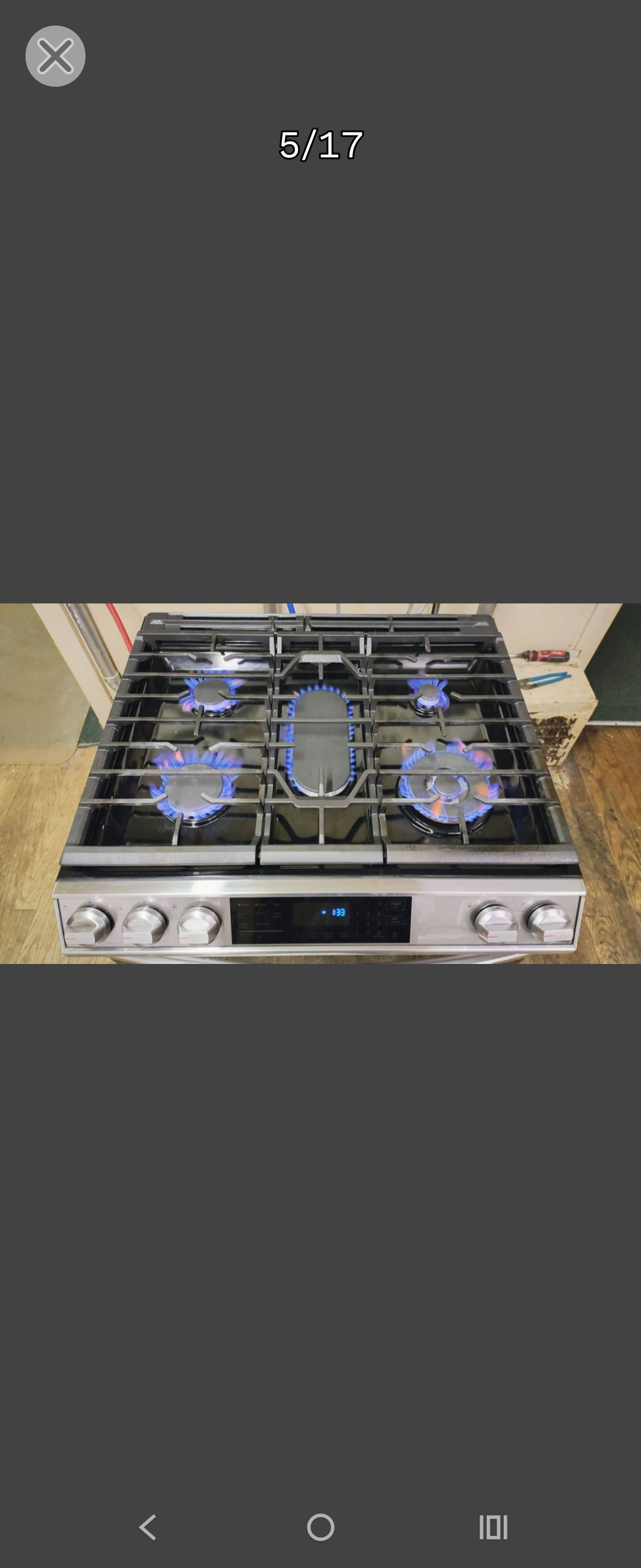 SAMSUNG ELITE SLIDE-IN/DROP-IN 5 BURNER CONVECTION AIR FRY GAS RANGE