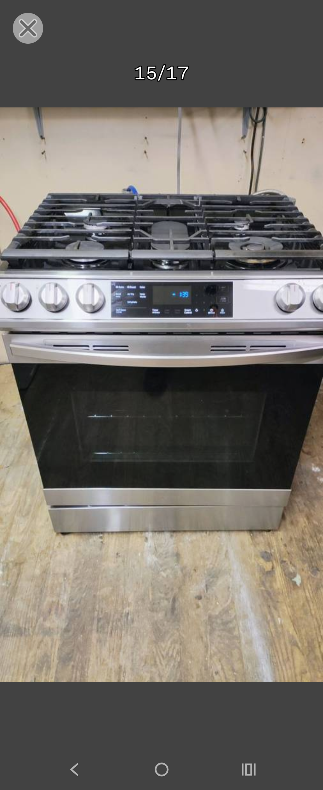 SAMSUNG ELITE SLIDE-IN/DROP-IN 5 BURNER CONVECTION AIR FRY GAS RANGE