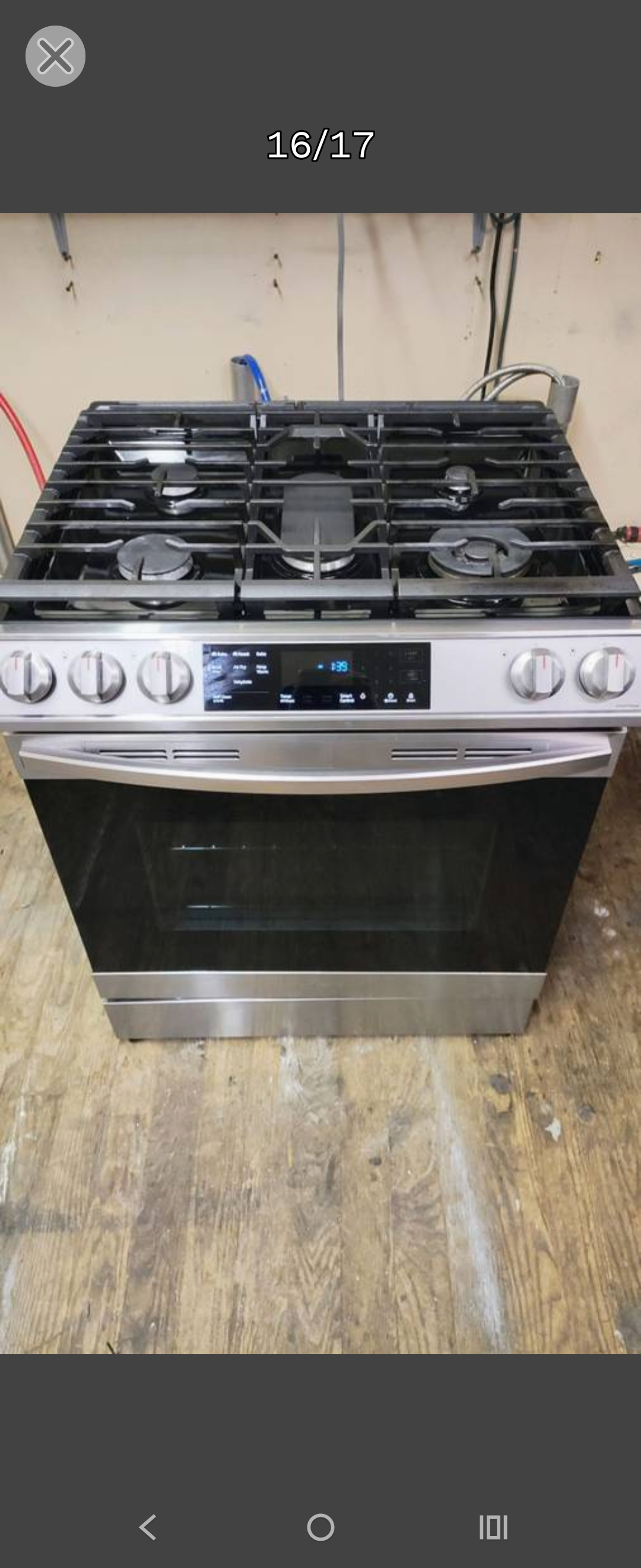 SAMSUNG ELITE SLIDE-IN/DROP-IN 5 BURNER CONVECTION AIR FRY GAS RANGE