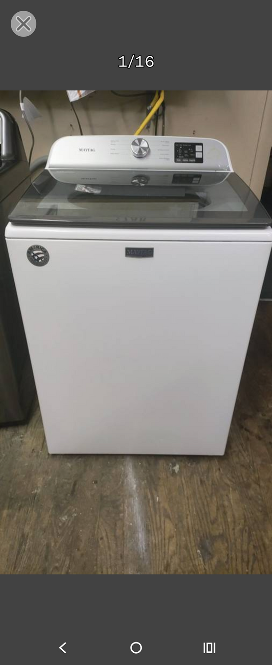 MAYTAG WHITE TOPLOAD WASHER