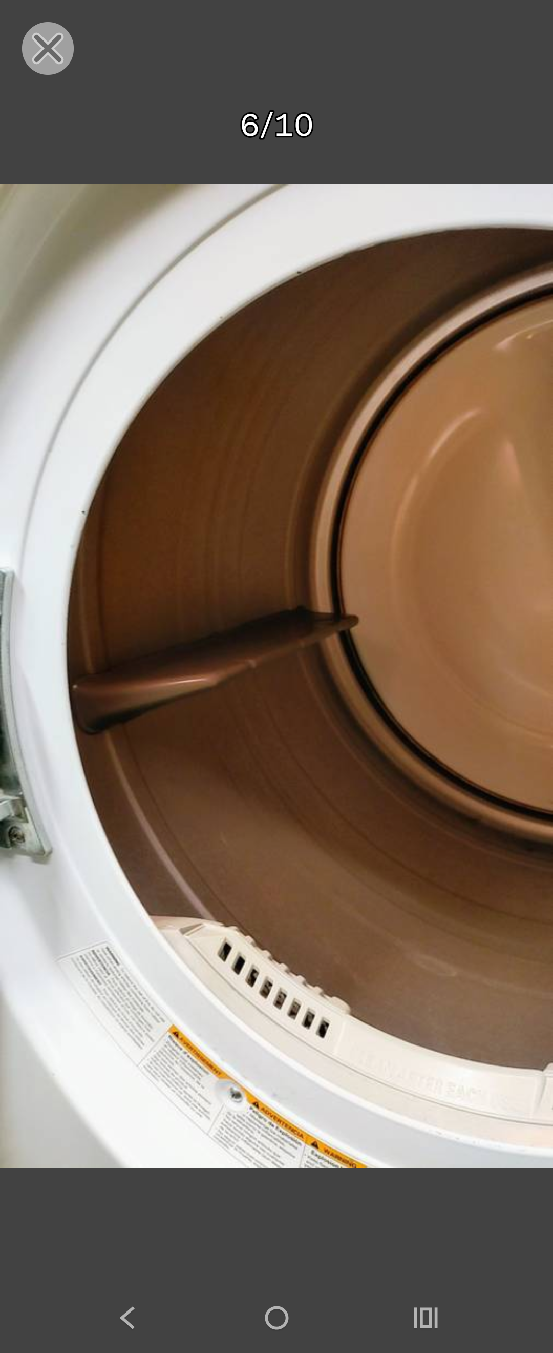 LG Elite White Electric Dryer-DownLoadable Cycle